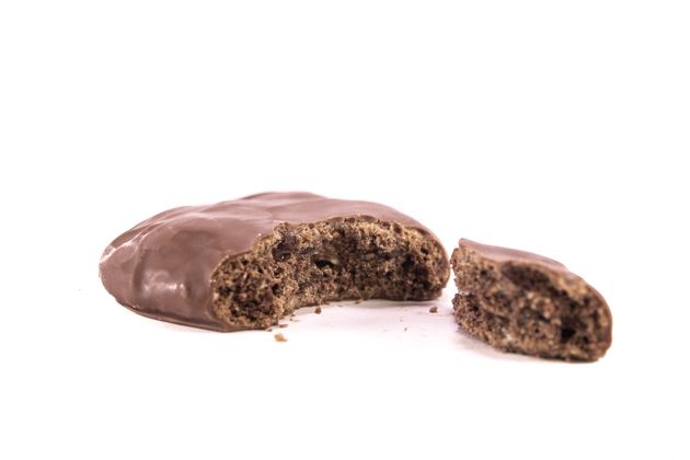Dreifacher Schokolade Cookie Querschnitt