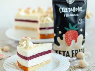 Rezept: Kokos Torte, weiße Schokolade, Erdbeere