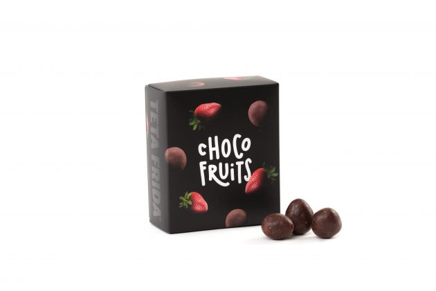 premium Choco fruits Ganze Erdbeeren in dunkler Schokolade