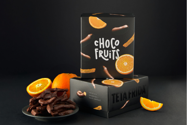premium Choco Fruits Kandierte Orangen in dunkler Schokolade