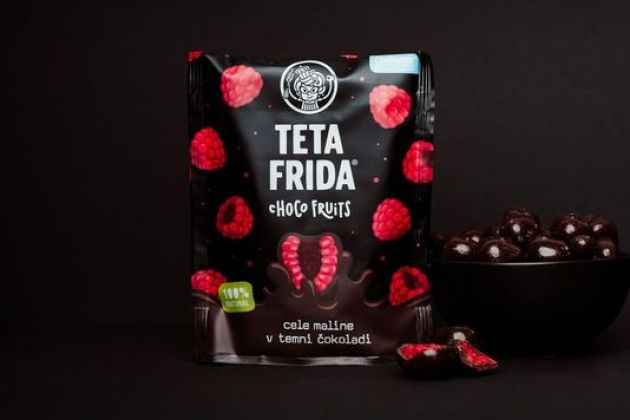 premium Choco fruits Ganze Erdbeeren in dunkler Schokolade