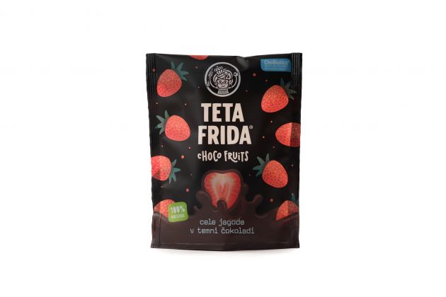 premium Choco fruits Ganze Erdbeeren in dunkler Schokolade