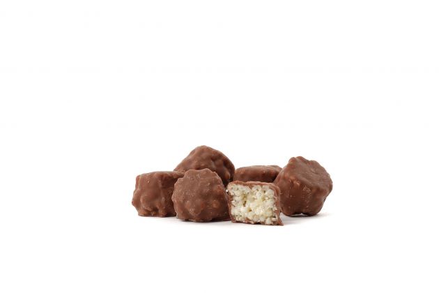 Crispies Kokos in mandlji v mlecni cokoladi