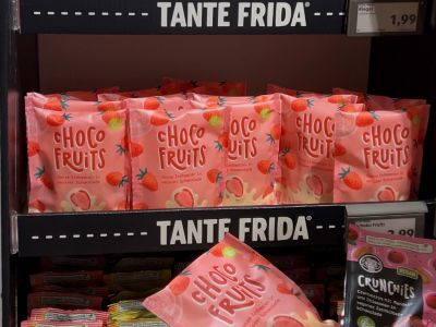 Tante Frida auch in über tausend Aldi-Filialen in Österreich, der Schweiz und Italien!