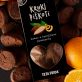 Echte Kakao und kandierte Orangen Kekse