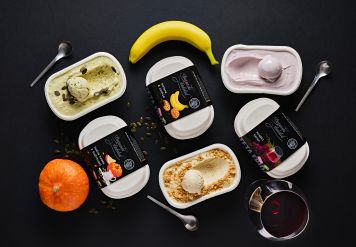 Neue Herbstgeschmacksrichtungen von Göttliche Gourmet-Eis in Hofer