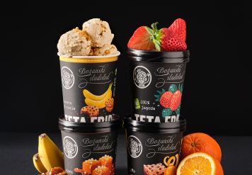 Neue Verpackung von Göttliche Gourmet Eis bei Hofer
