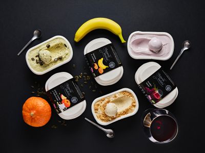 Neue Herbstgeschmacksrichtungen von Göttliche Gourmet-Eis in Hofer