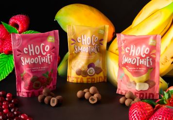 Choco Smoothies, die neuen Schoko-Fruchthäppchen