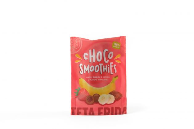 Choco Smoothies - Echte Erdbeere & Banane in Milchschokolade