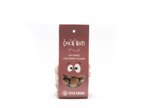 Choc'n'nuts - Verrückte Mandeln in weißer Schokolade mit Karamell Sonderangebot