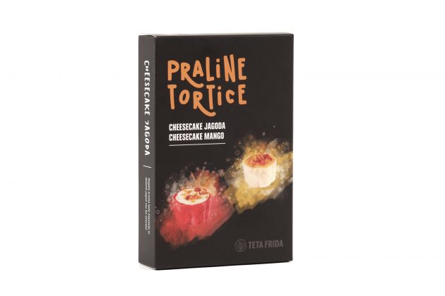 Praline tortice - Cheesecake Jagoda & Cheesecake Mango