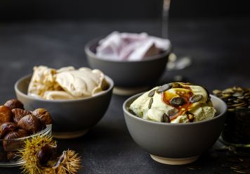 Eis im Herbst