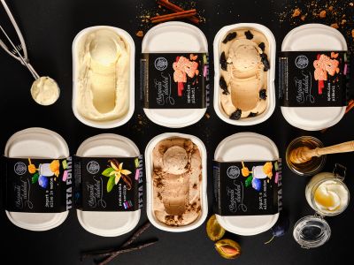 Neue Wintersorten von Göttliche Gourmet Eiscremen sind bereits in Hofer-Filialen erhältlich